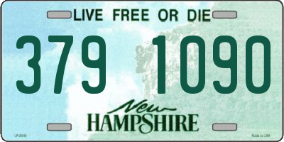 NH license plate 3791090