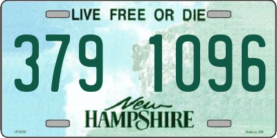 NH license plate 3791096
