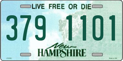 NH license plate 3791101