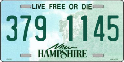 NH license plate 3791145