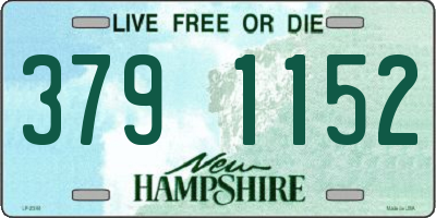 NH license plate 3791152