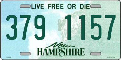NH license plate 3791157
