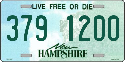 NH license plate 3791200
