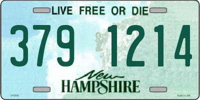 NH license plate 3791214
