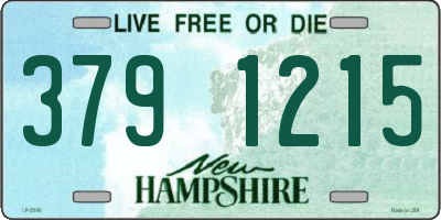 NH license plate 3791215