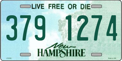 NH license plate 3791274