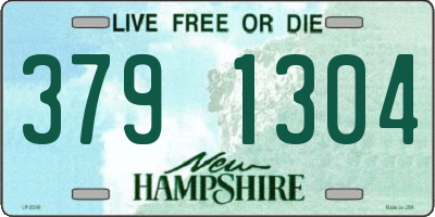 NH license plate 3791304