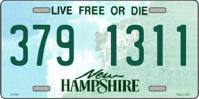 NH license plate 3791311
