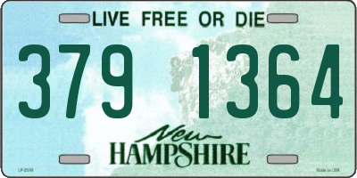 NH license plate 3791364