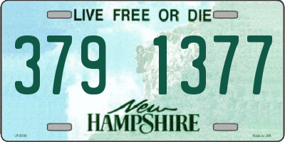 NH license plate 3791377