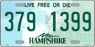 NH license plate 3791399