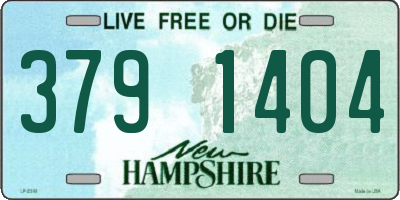 NH license plate 3791404