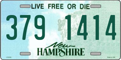 NH license plate 3791414