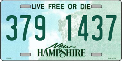 NH license plate 3791437