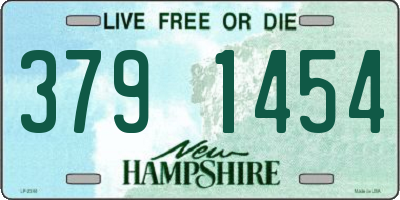NH license plate 3791454