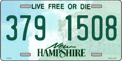 NH license plate 3791508