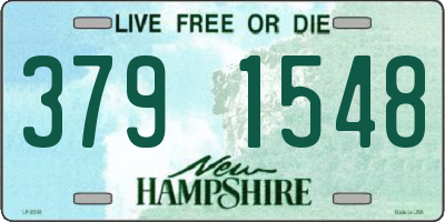 NH license plate 3791548