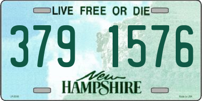 NH license plate 3791576