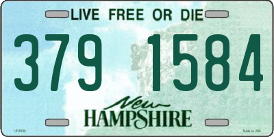 NH license plate 3791584