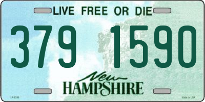 NH license plate 3791590