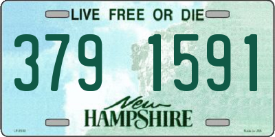 NH license plate 3791591