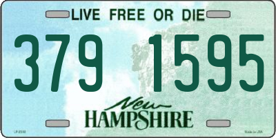 NH license plate 3791595