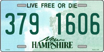 NH license plate 3791606