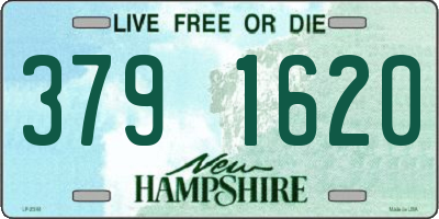 NH license plate 3791620