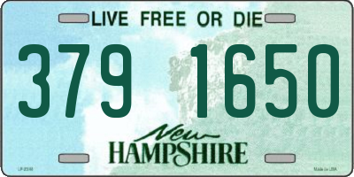 NH license plate 3791650