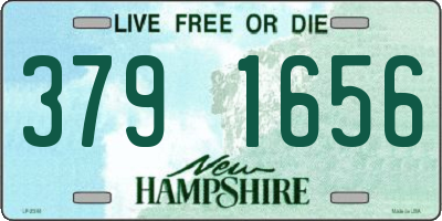 NH license plate 3791656
