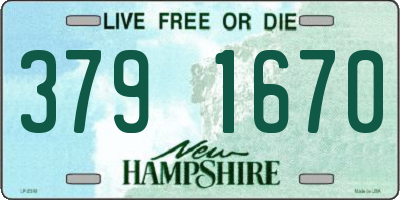 NH license plate 3791670