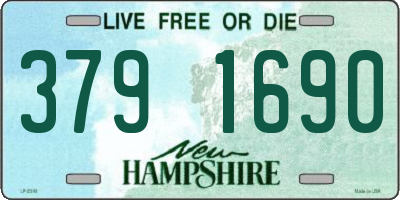 NH license plate 3791690
