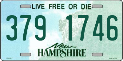 NH license plate 3791746