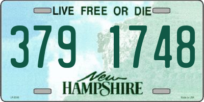 NH license plate 3791748