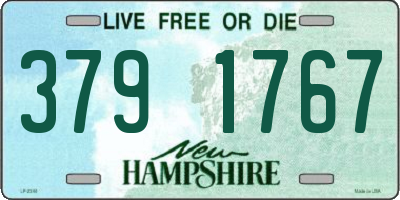 NH license plate 3791767