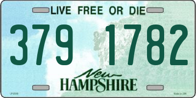 NH license plate 3791782