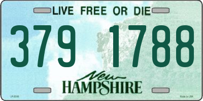 NH license plate 3791788