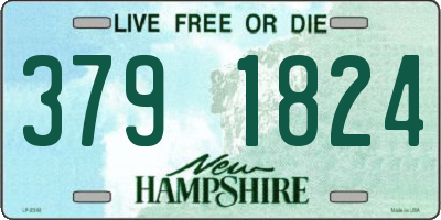 NH license plate 3791824