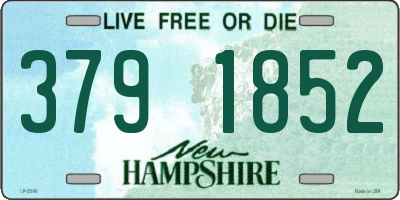 NH license plate 3791852