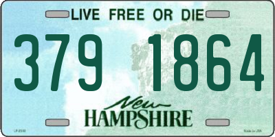 NH license plate 3791864