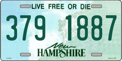 NH license plate 3791887