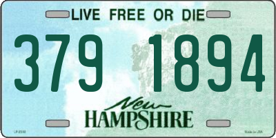 NH license plate 3791894