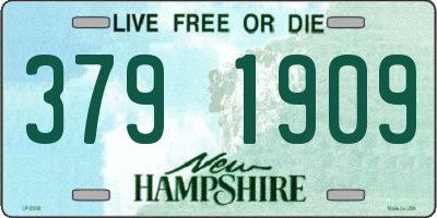 NH license plate 3791909