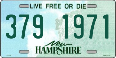 NH license plate 3791971