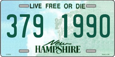 NH license plate 3791990