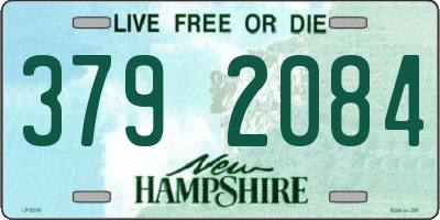 NH license plate 3792084
