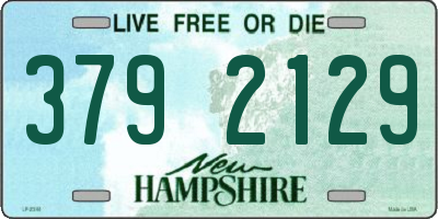 NH license plate 3792129