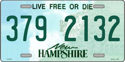 NH license plate 3792132