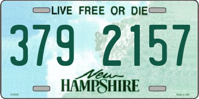 NH license plate 3792157