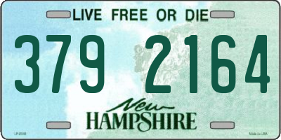NH license plate 3792164
